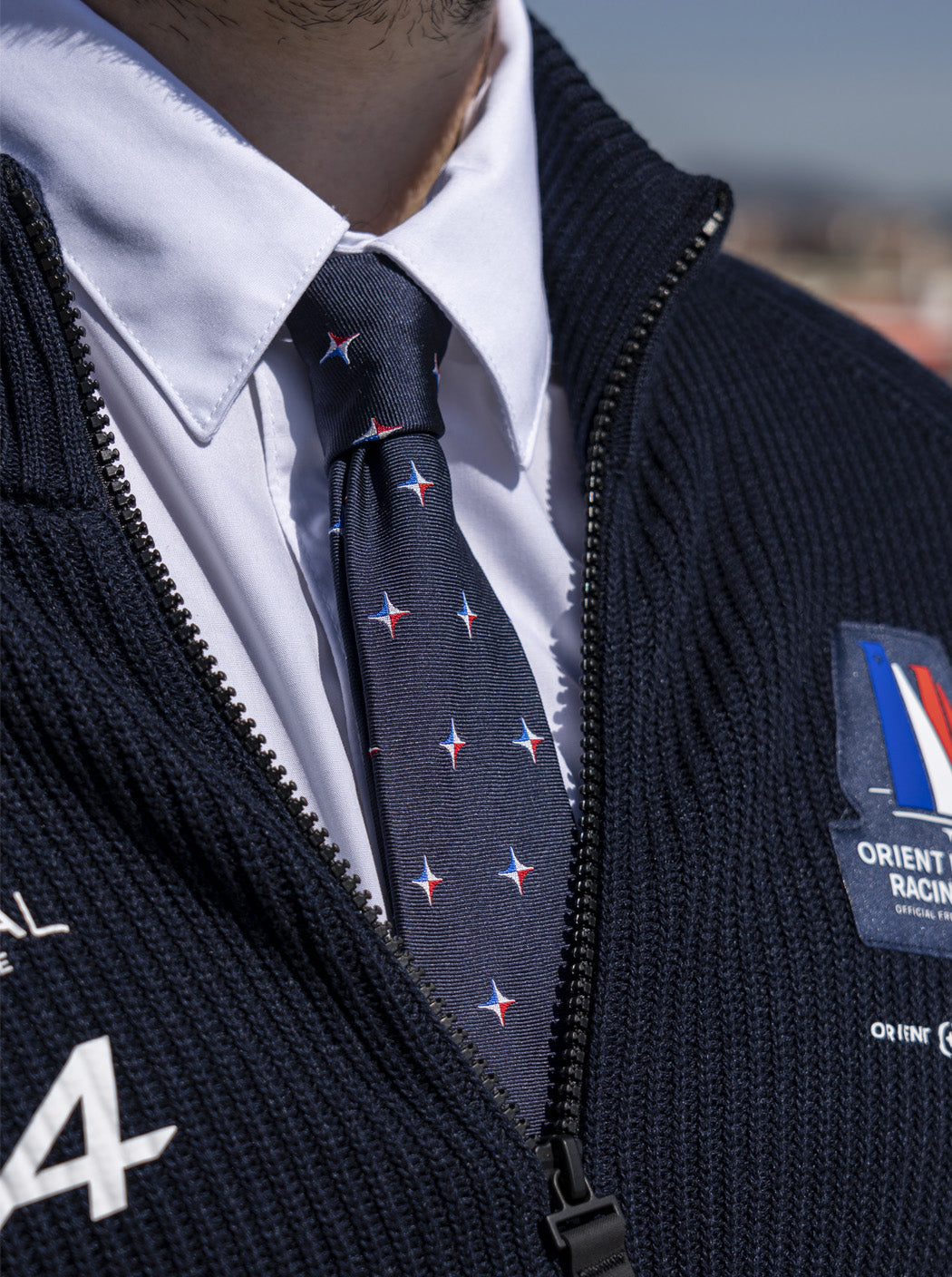 Cravate Rose des vents OERT