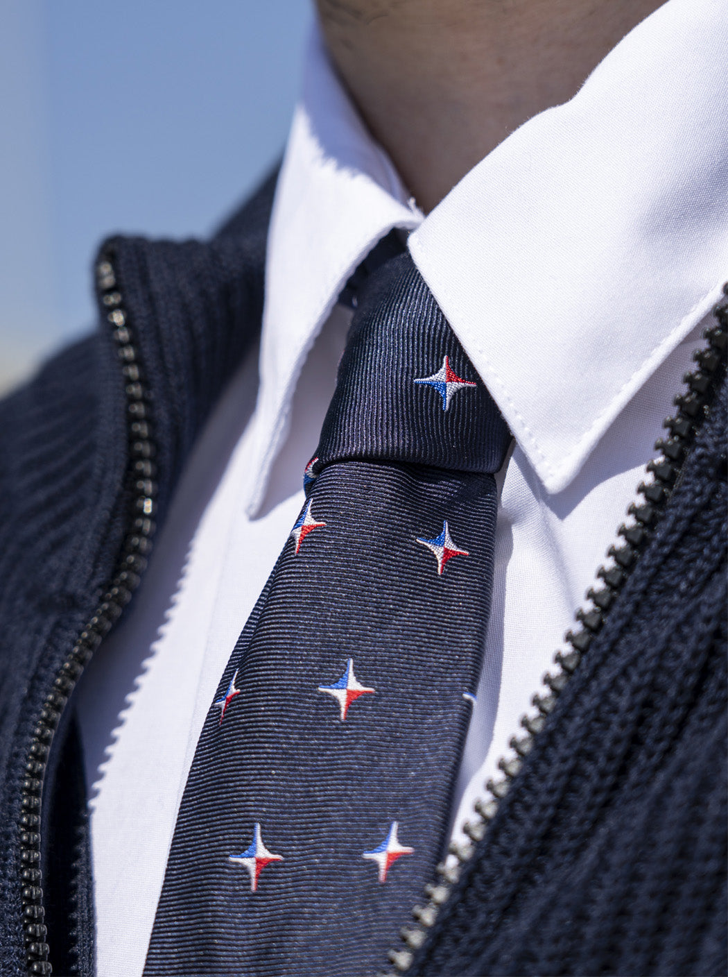 Cravate Rose des vents OERT